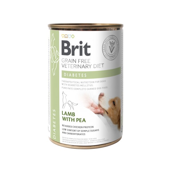 Brit GF Veterinary Diets kons. šunims Diabetes 6x400g