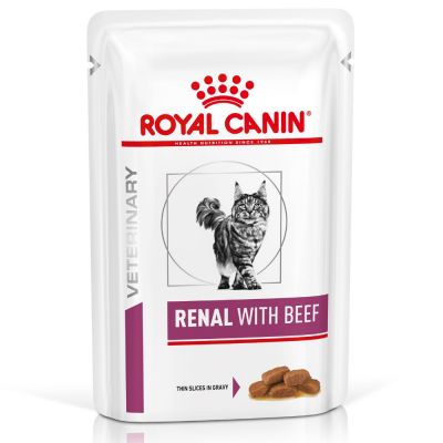 Royal Canin Renal with Beef guliašas 85gx12vnt.