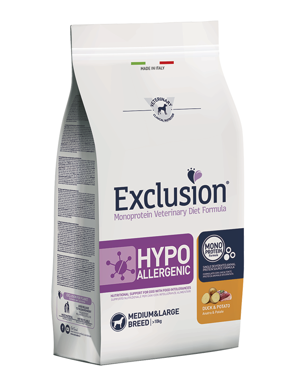 Exclusion antiena ir bulvės medium maxi 12kg
