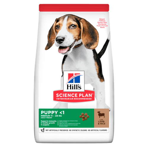 Hills Canine Puppy Healthy Development Lamb & Rice 14kg.