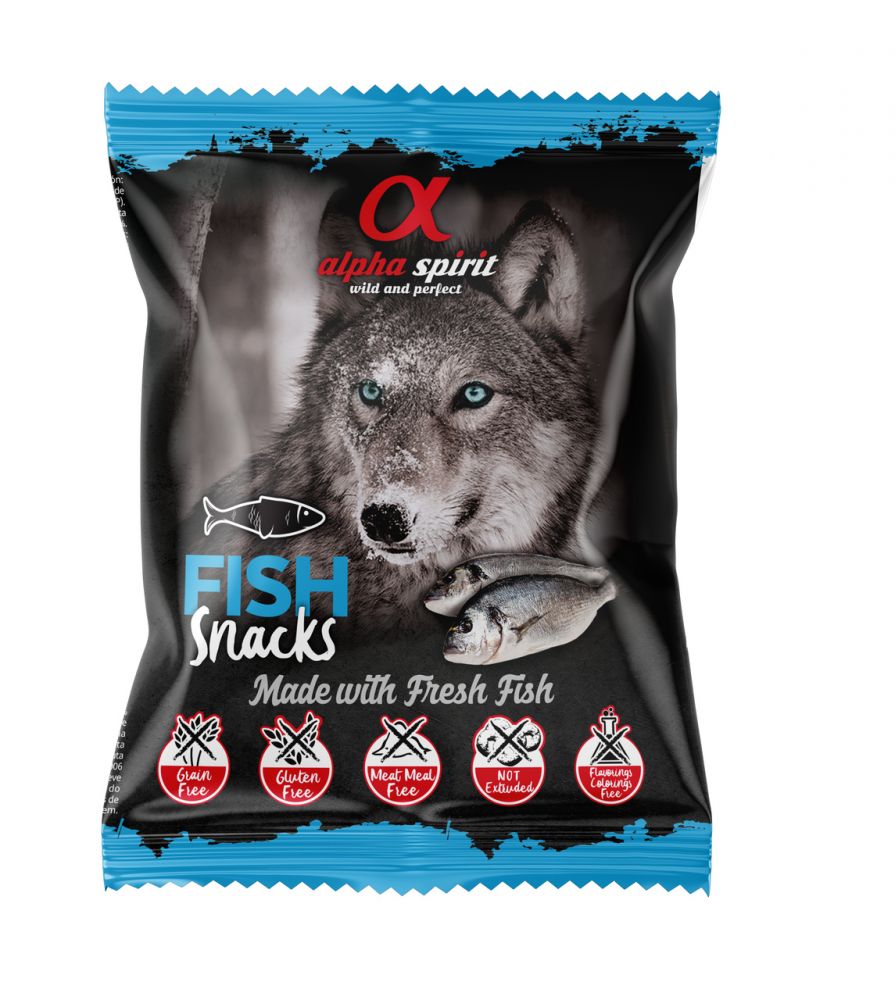 ALPHA SPIRIT skanėstai šunims su žuvimi 50g