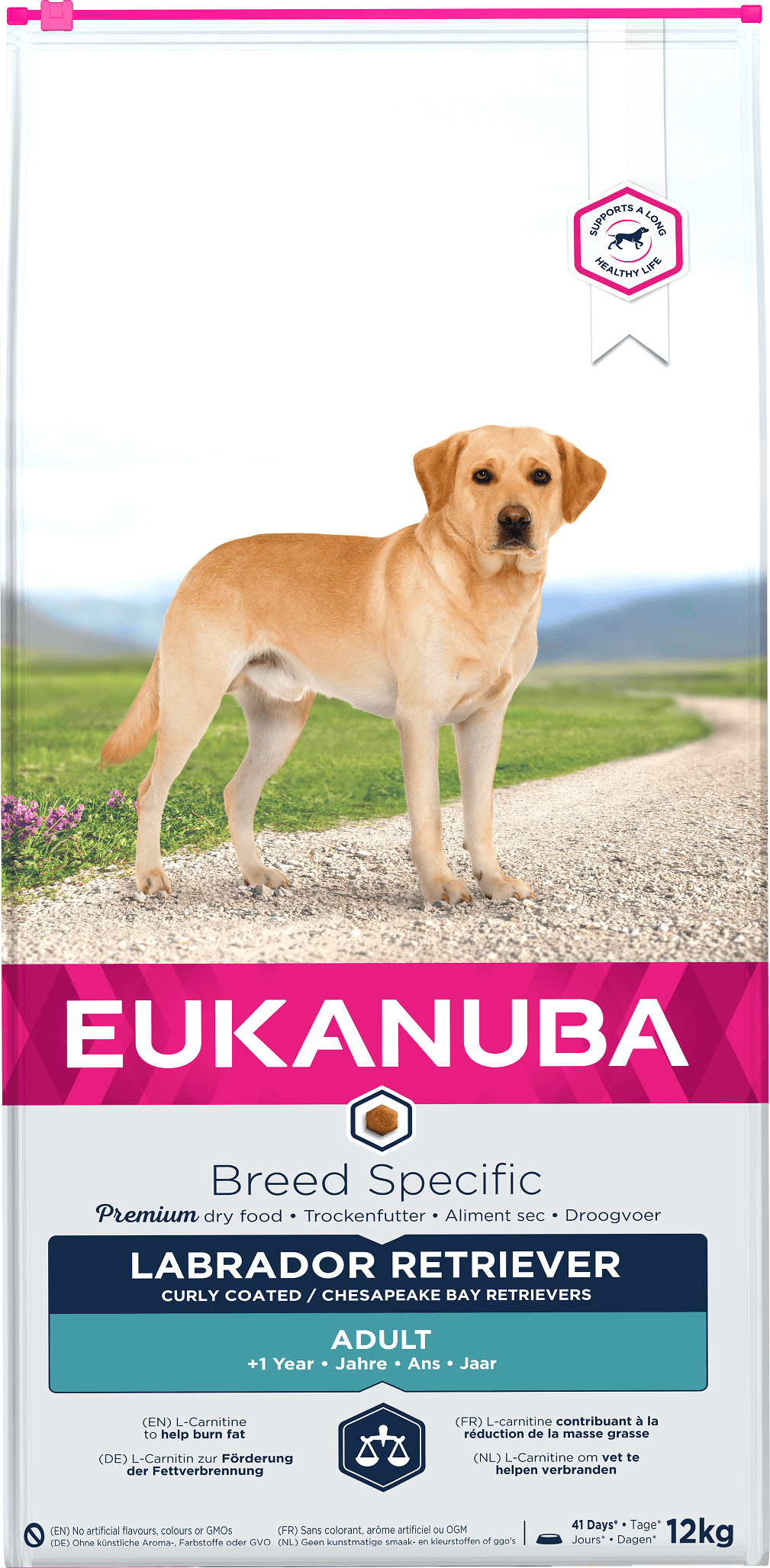 Eukanuba Dog Adult Labrador Retriever Chicken 12kg.
