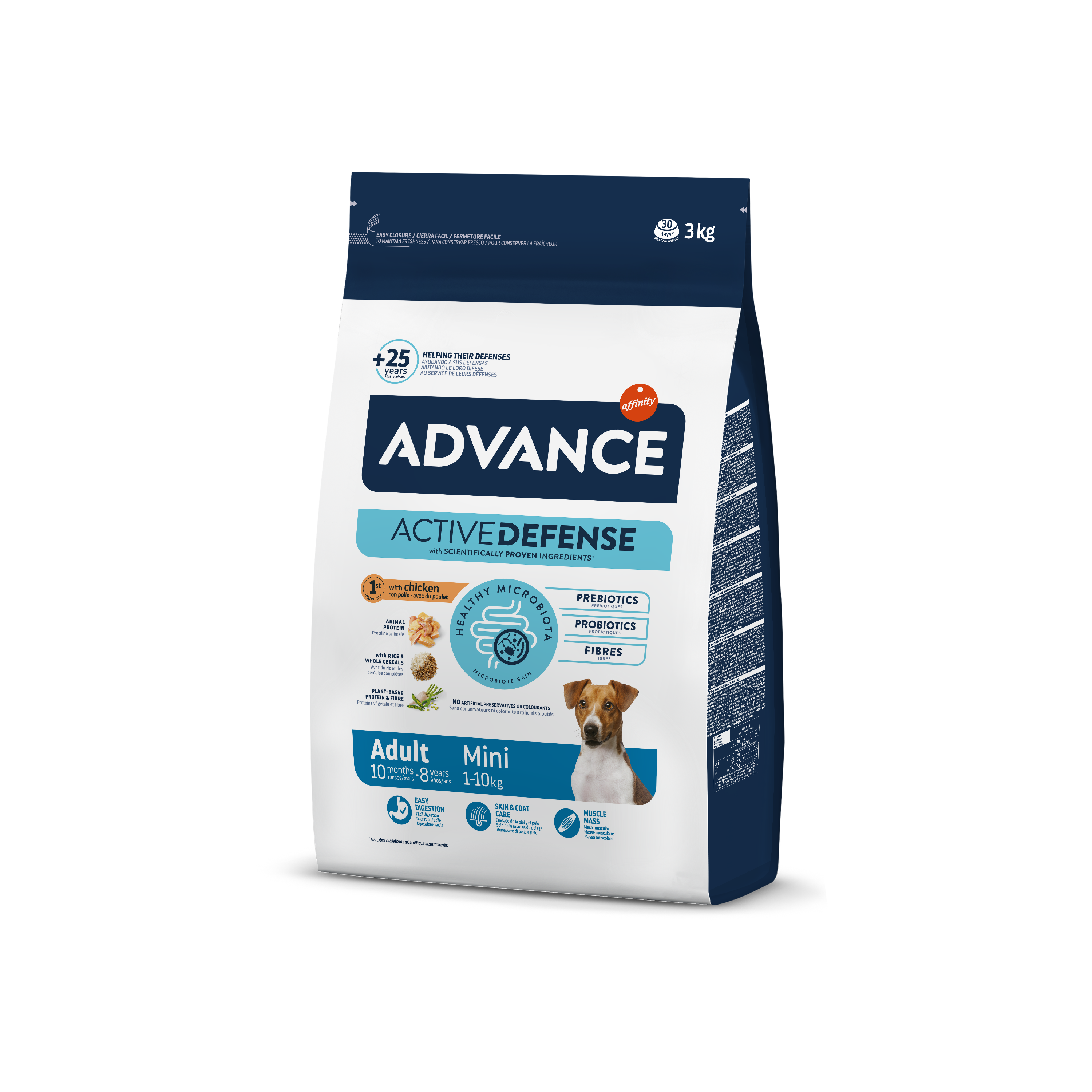 Šunų maistas Advance mini adult chicken rice 3kg