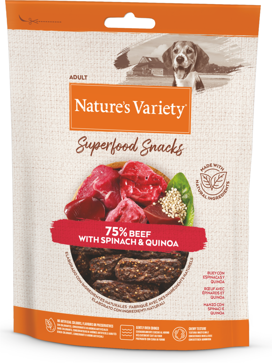Natures Variety SUPERFOOD SNACKS jautiena 85g