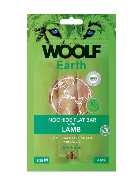 WOOLF Soft Earth Noohide M Flat Bar with lamb
