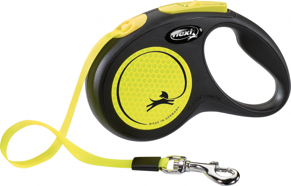 Flexi New Neon Yellow M juosta 5m/25kg