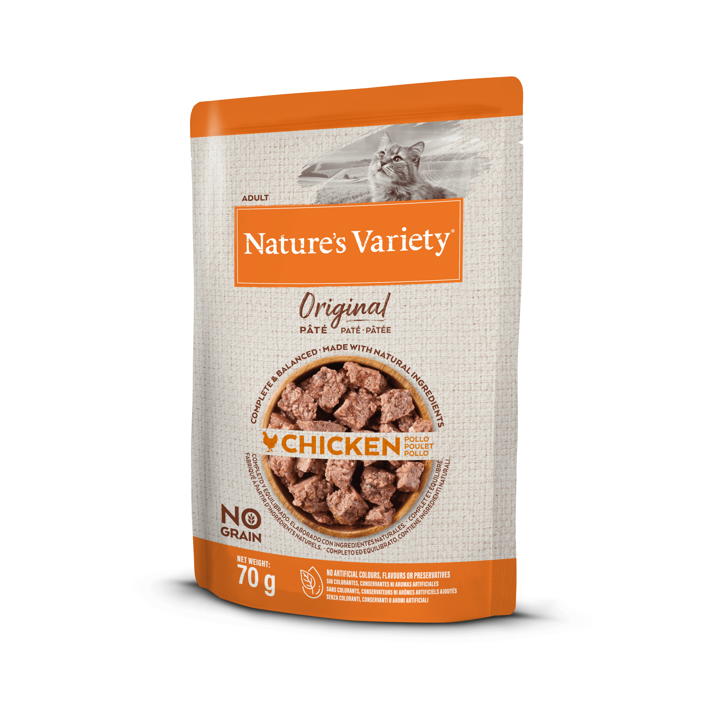 Natures Variety Original Adult cat Chicken 12x70g