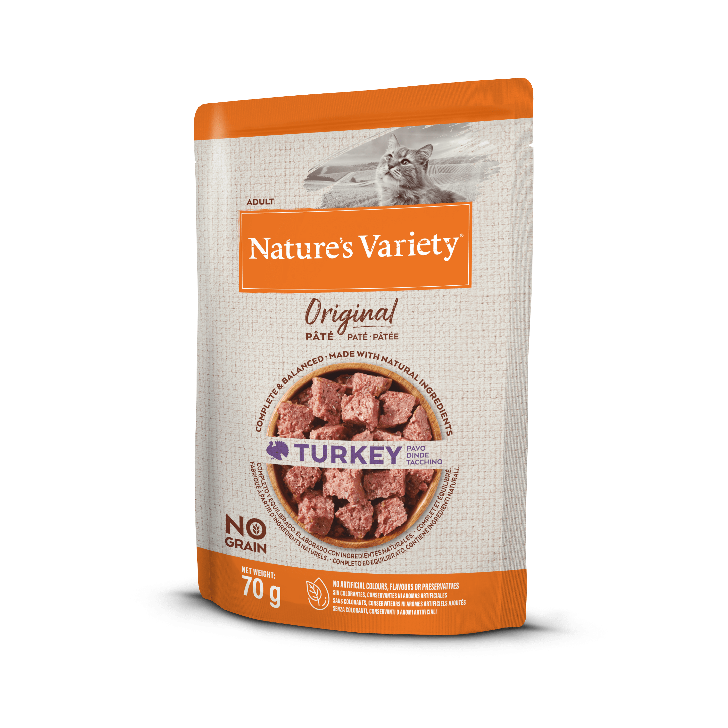 Natures Variety Original Adult cat turkey 12x70g