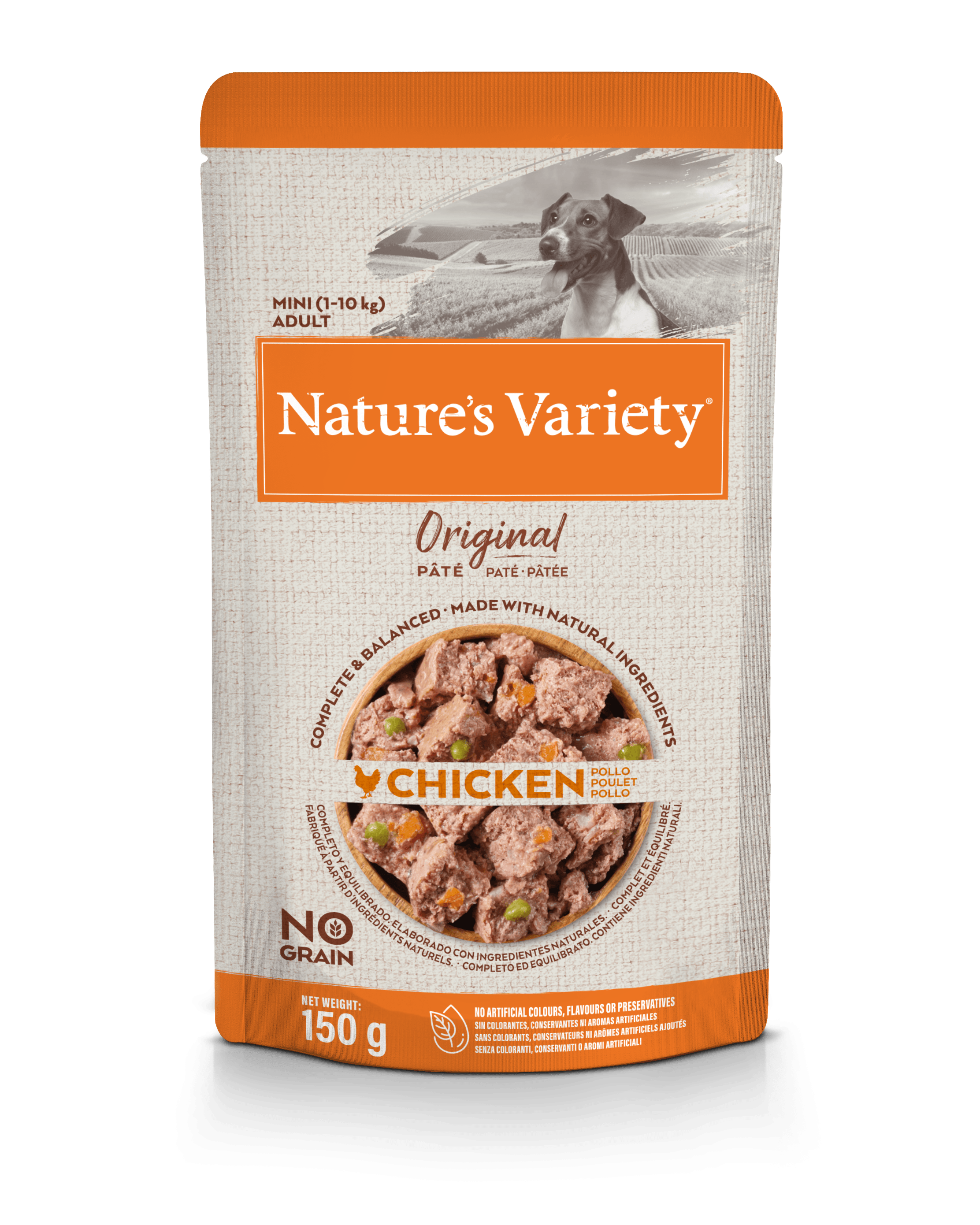 Natures Variety Wet Original Mini Dog vištiena 8x150 g