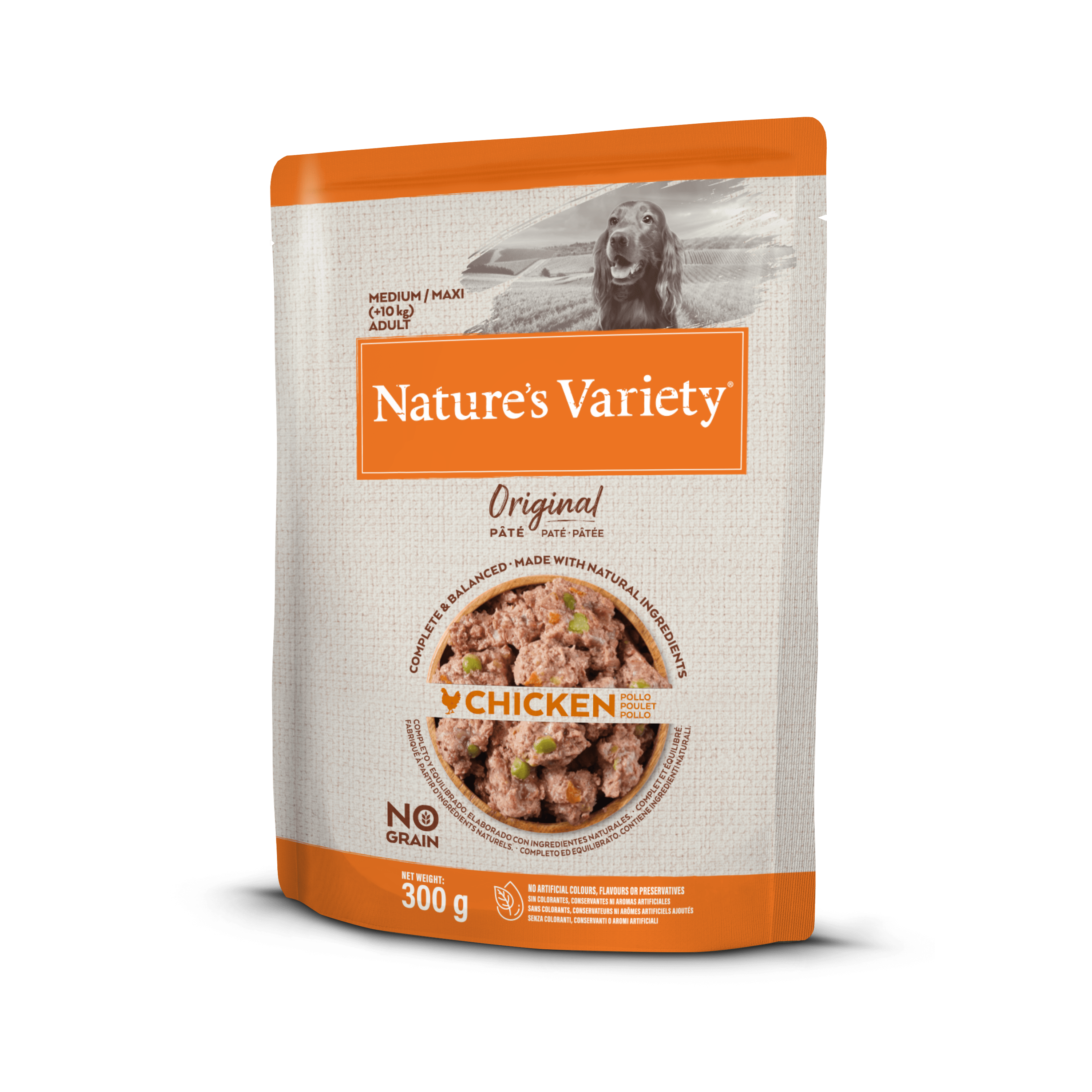 Natures Variety Wet Original Med Dog vištiena 8x300 g