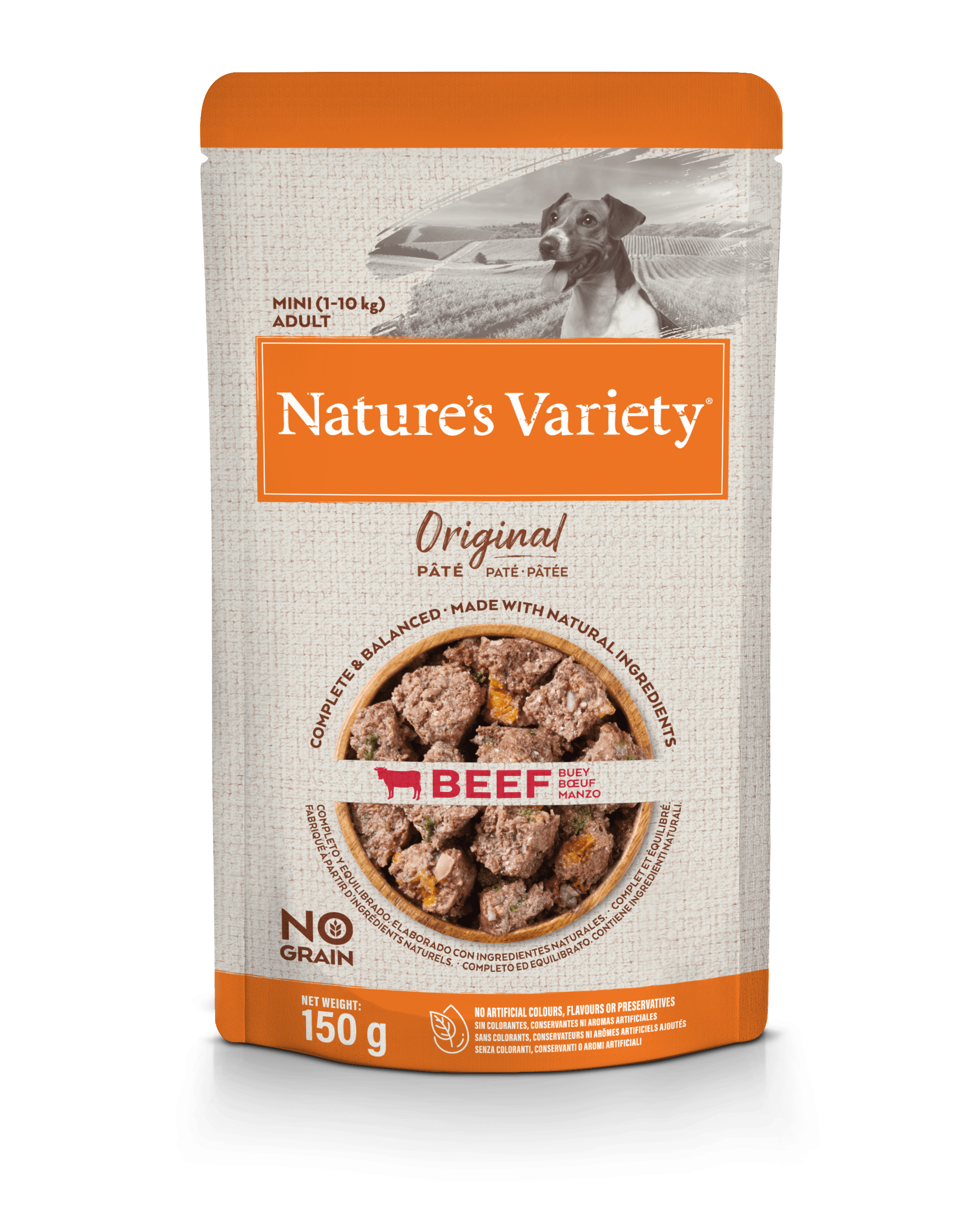 Natures Variety Wet Original Mini Dog jautiena 8x150 g