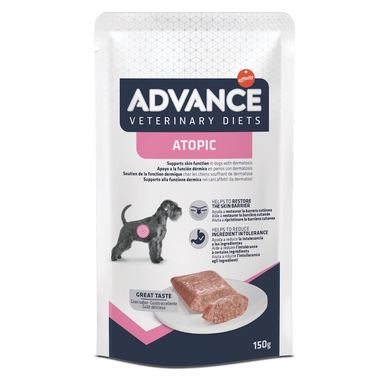 Advance Atopic Dog, 150 g x 8 vnt.
