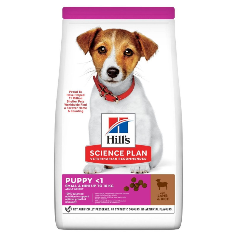 Hills Science Plan Canine Puppy Small Mini Lamb 3kg