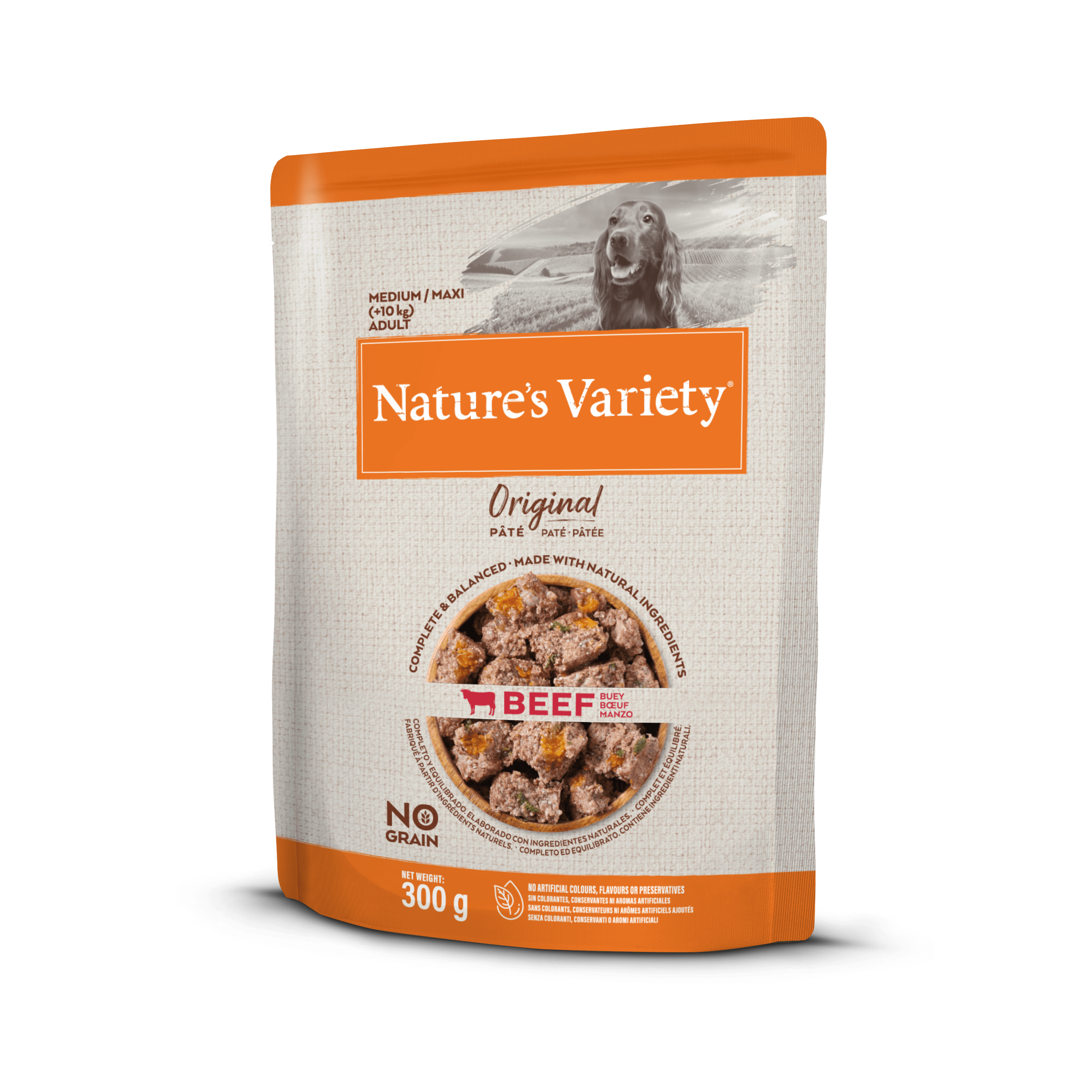 Natures Variety Wet Original Med Dog jautiena 8x300 g