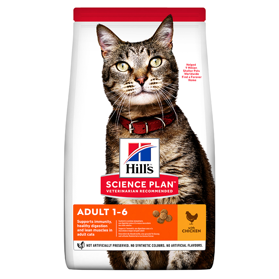 Kačių maistas Hills feline Science Plan Adult Chicken 10kg.