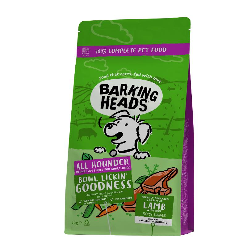 BARKING HEADS Bowl Lickin Goodness Lamb 2kg