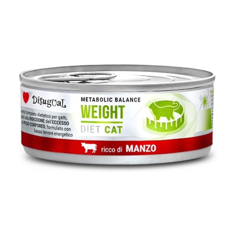 DISUGUAL Weight konservas katėms su jautiena 85g