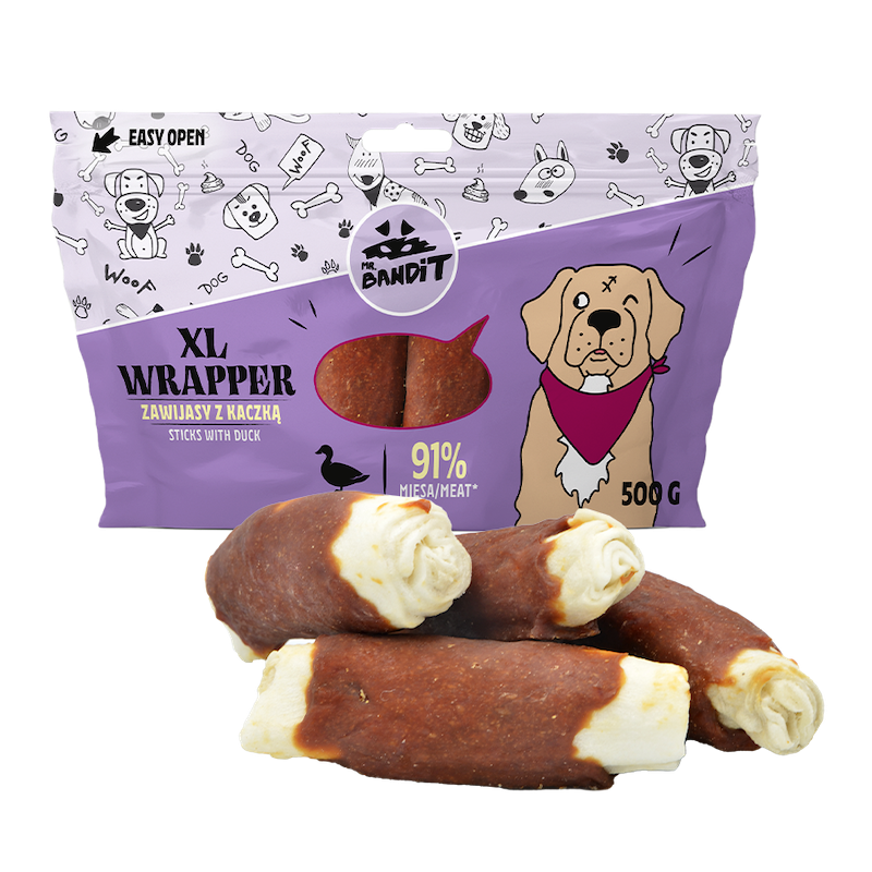 Mr. Bandit WRAPPER XL lazdelės su antiena 500 g