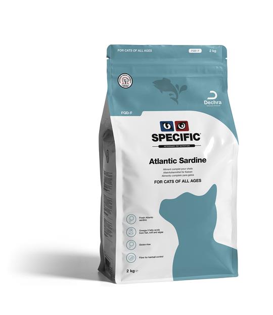 Specific FQD-F kasdieninis ėdalas sveikoms katėms su Atlanto sardinėmis 2kg