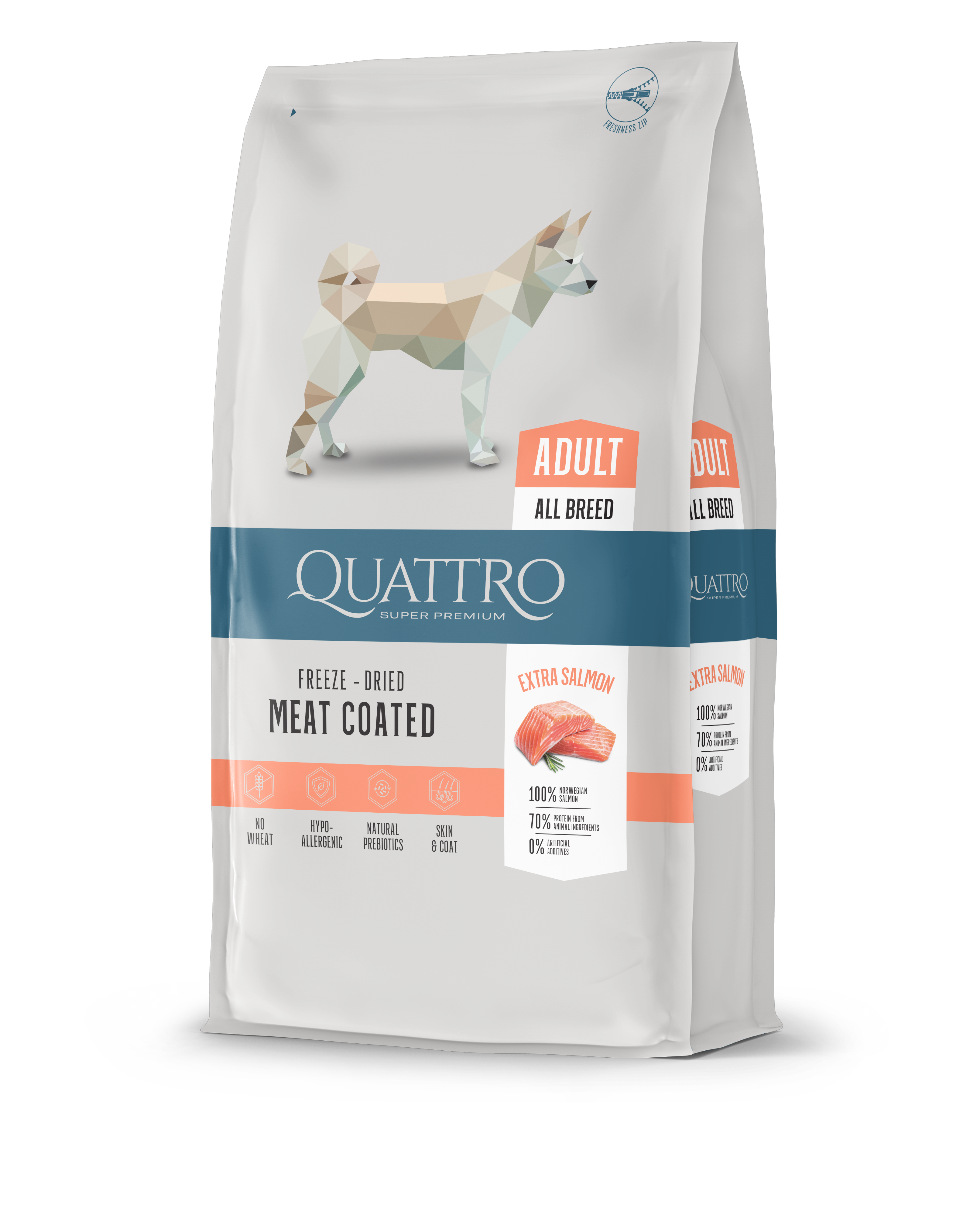 Quattro EXTRA salmon Adult 12kg