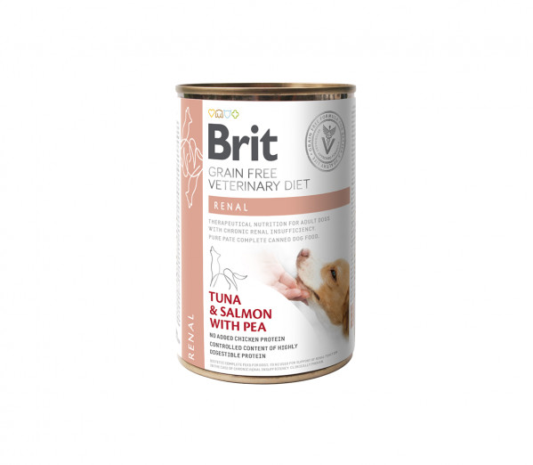Brit Grain Free Veterinary Diets Dog Renal kons 6x400g