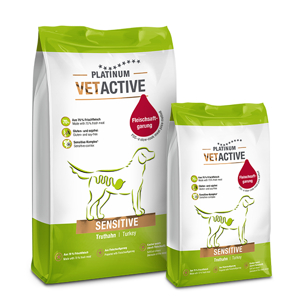 Platinum VetActive Sensitive pašaras jautriam virškinimo traktui šunims 5 kg