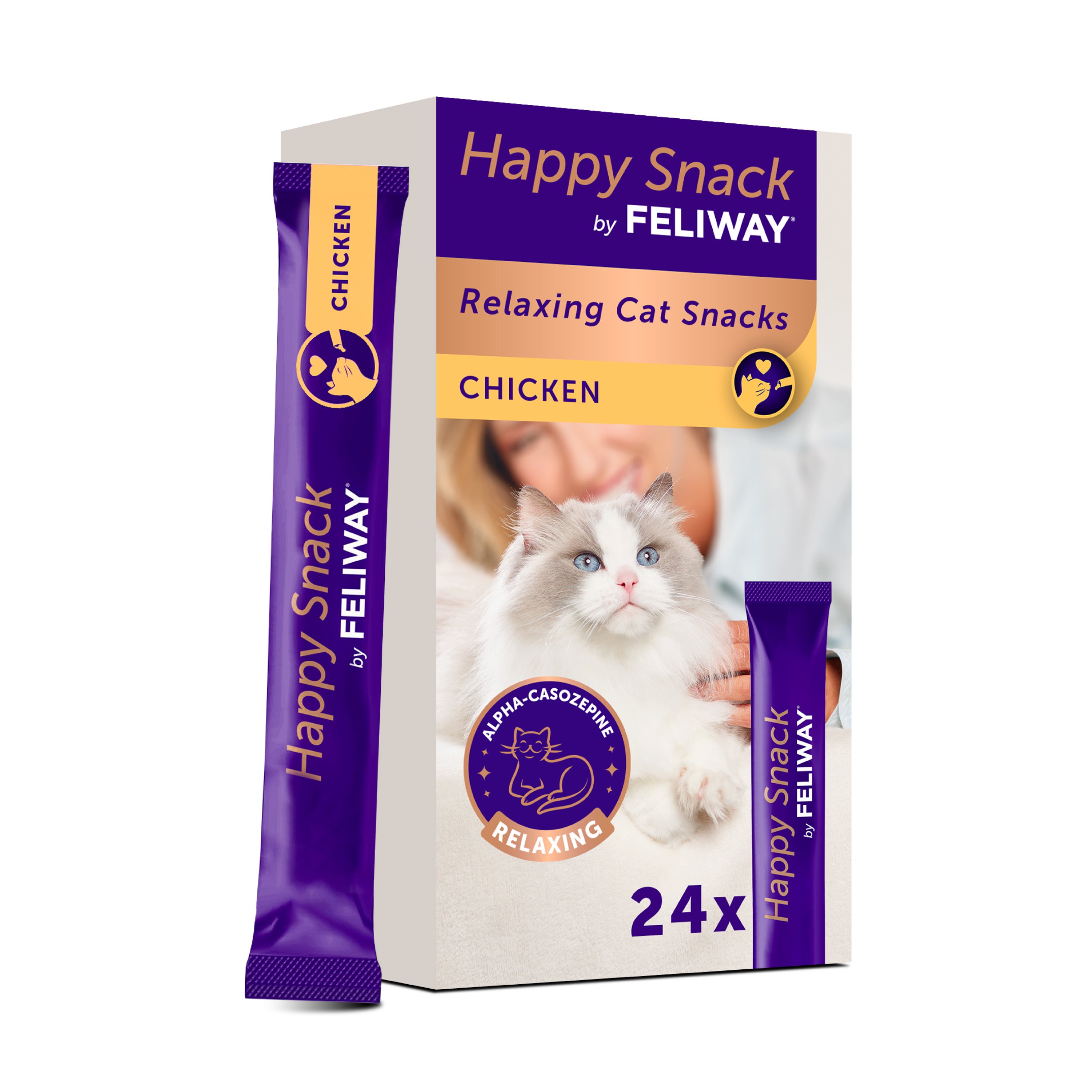 Feliway Happy Snack Chicken 24vnt x 15g