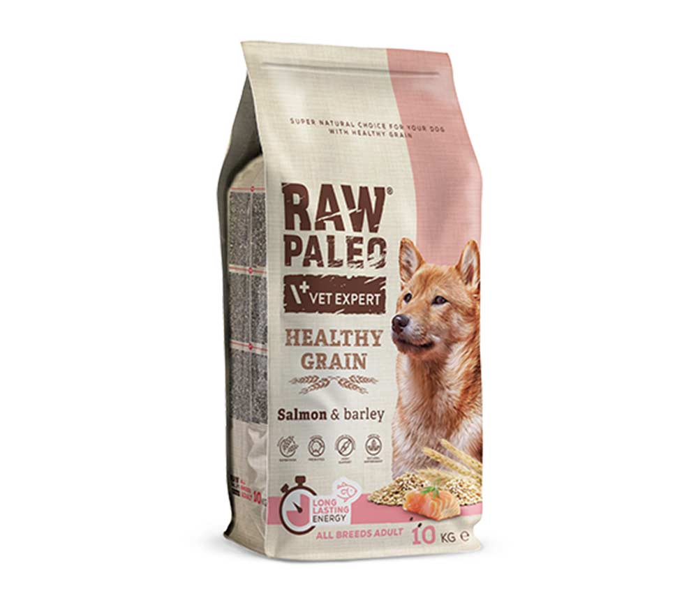Raw Paleo Adult Healthy Grain Salmon&Barley 10kg