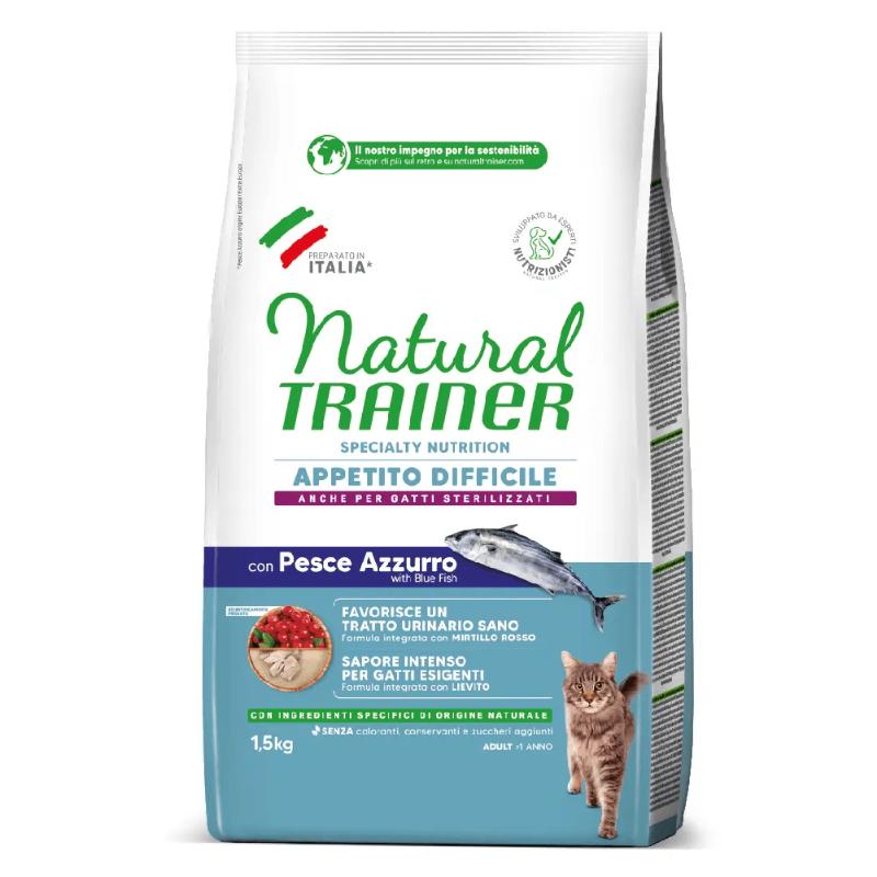 NATURAL TRAINER CAT EXIGENT BLUE FISH su melsvaja žuvimi 1,5kg