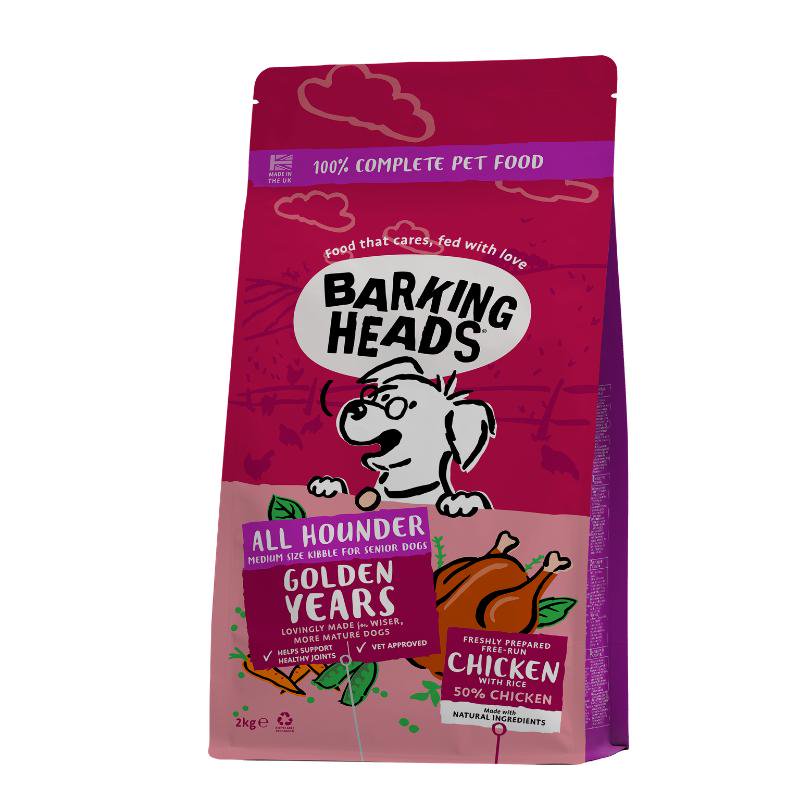 Barking Heads Golden Years 2kg.