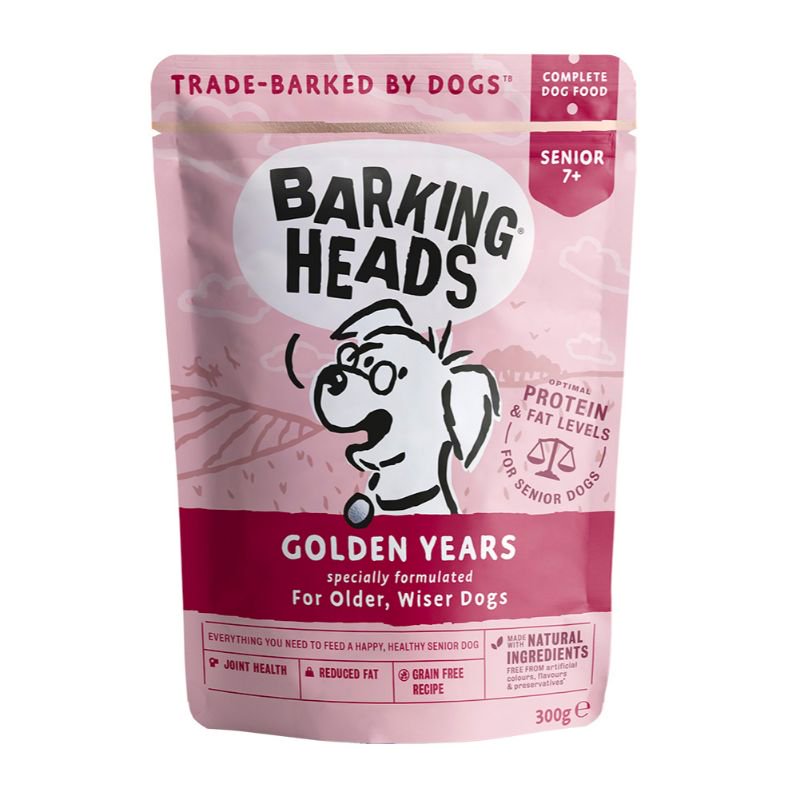 Barking Heads Wet Pouch Golden Years 300g