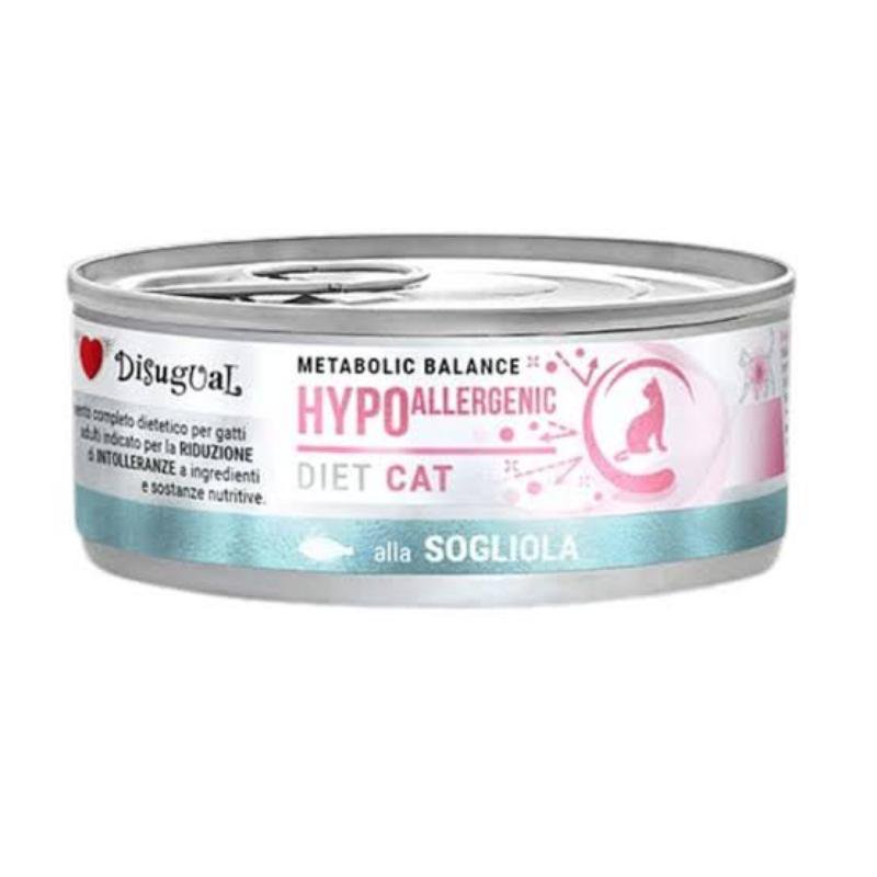 DISUGUAL Hypoallergenic konservas katėms su jūros liežuviu 85g