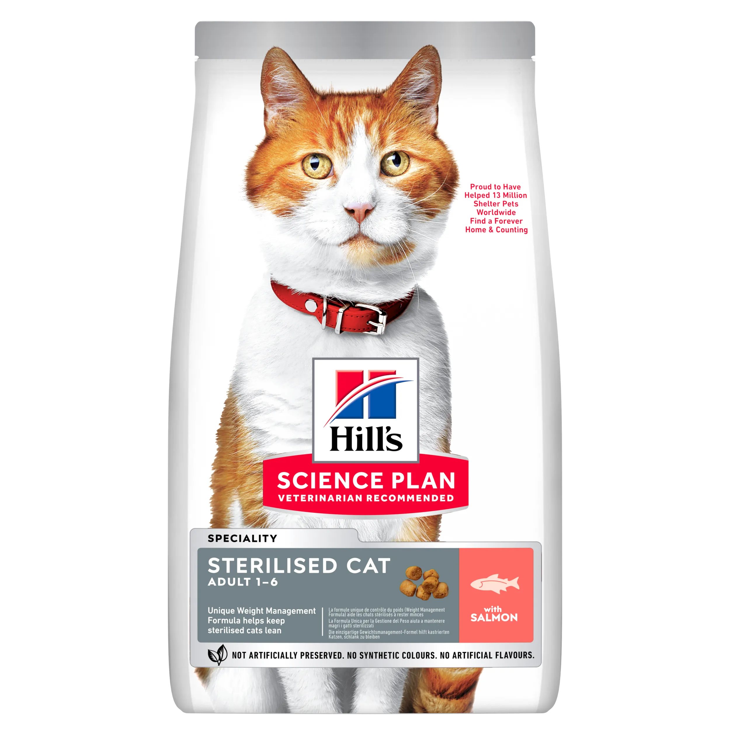 HILLS Feline Adult Sterilised Salmon 3kg