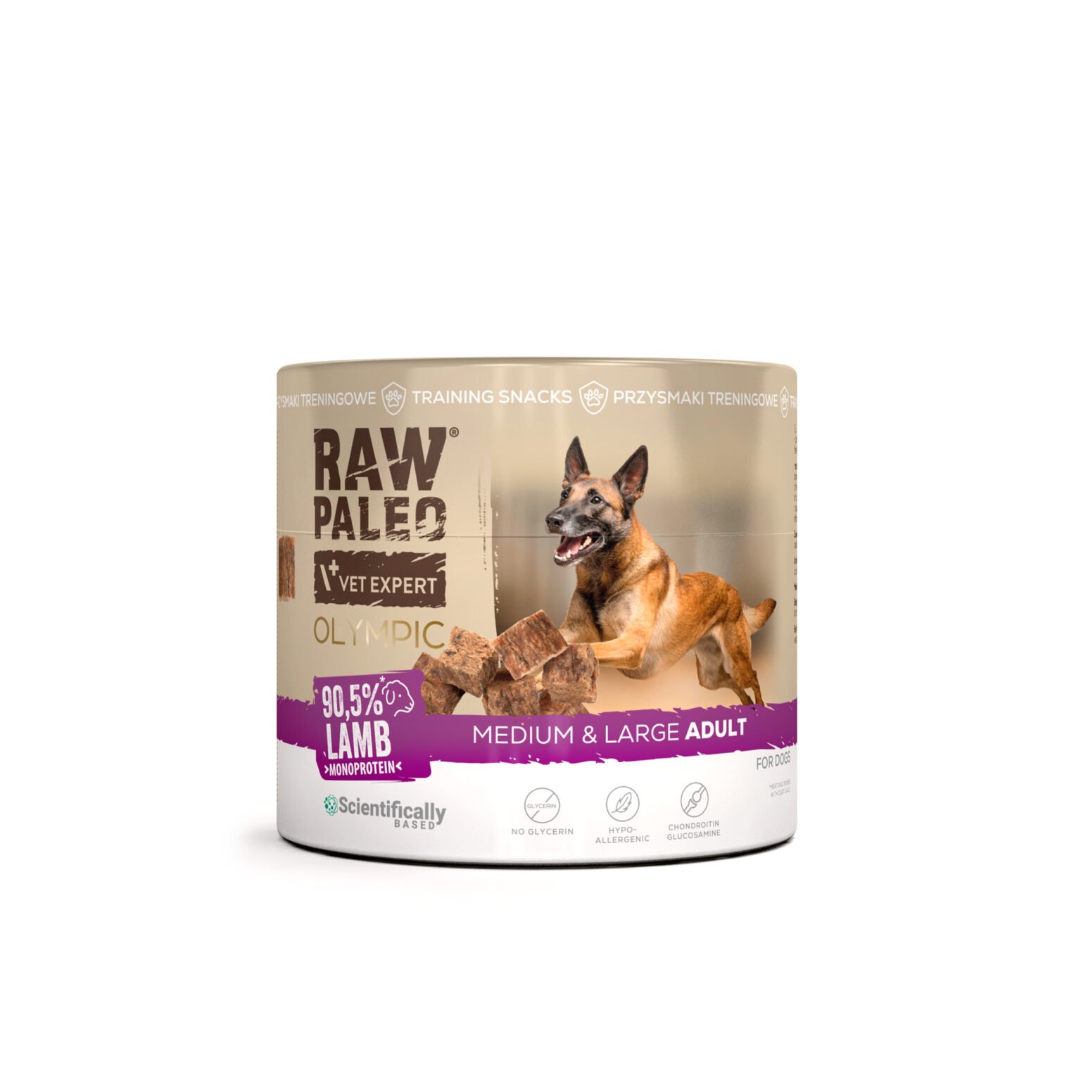 Raw Paleo Olympic Medium large su ėriena 90g