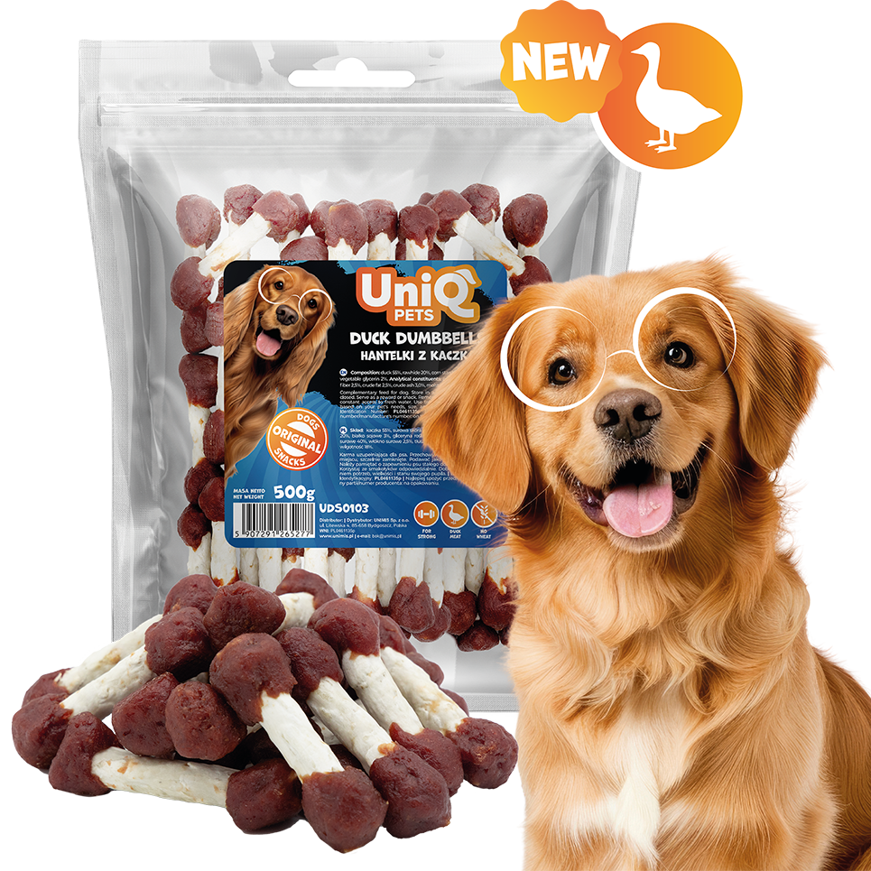 UniQ Pets – Antienos hanteliai, 500 g