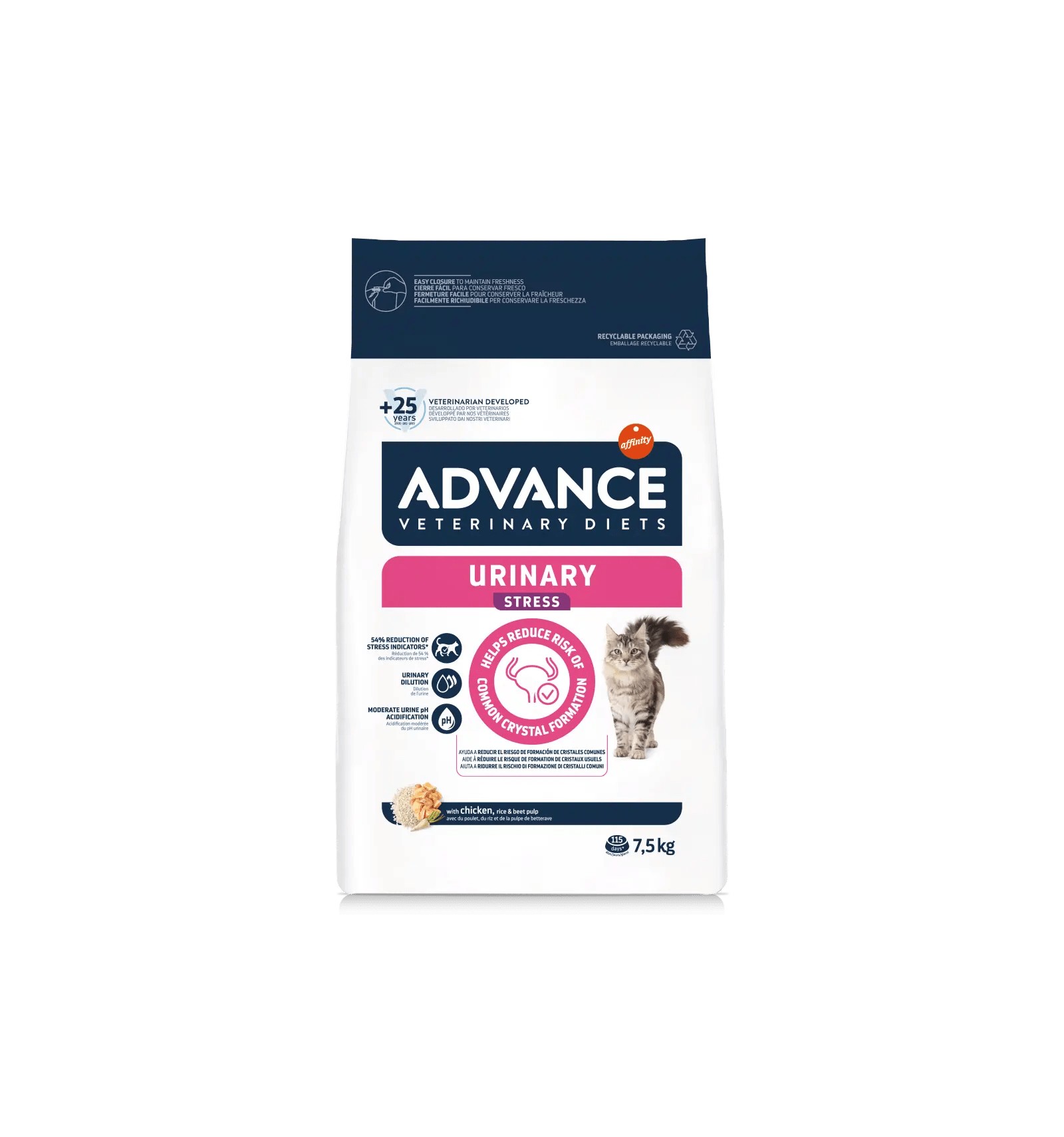 Advance Urinary Stress Cat 7,5 kg