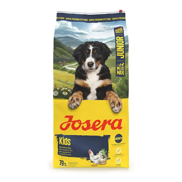 Josera Kids sausas pašaras jauniems šunims su paukštiena 12,5kg