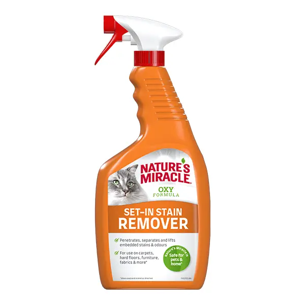 Nature's Miracle dėmių ir kvapų valymo priemonė SET-IN OXY S+O katėms, 709ml