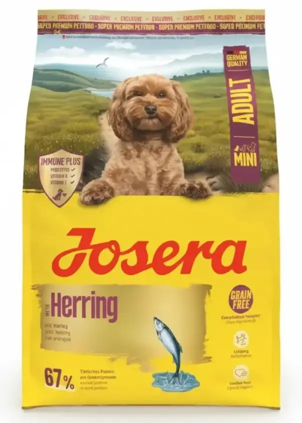 Josera Mini Herring sausas pašaras mažų veislių šunims su silke 10 kg