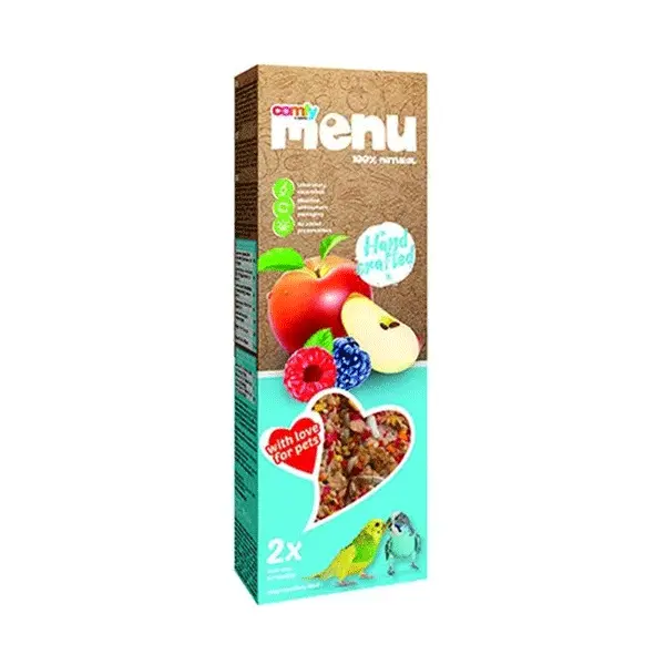 Comfy menu vaisių skanėstas banguotosioms papūgėlėms, 90g