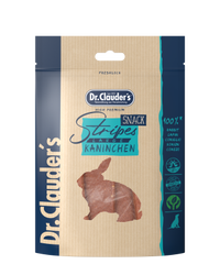 DR.CLAUDER'S vytintos plačios juostelės su triušiena šunims 80g