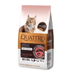 Quattro Digestive Salmon Collagen sausas maistas katėms, papildytas kolagenu 1,5kg