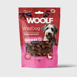 WOOLF WildDog OSTRICH and COD Twists Bites 100g