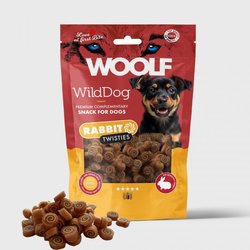 WOOLF WildDog RABBIT and COD Twists 100g