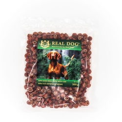 REAL DOG SNACKS Mini suši antiena su menke 500g