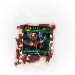REAL DOG SNACKS Kalcio kauliukai su antiena 500g REAL DOG SNACKS Kalcio kauliukai su antiena 500g