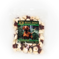 REAL DOG SNACKS Kaulas su mazgais, apsuktas antiena 500g REAL DOG SNACKS Kaulas su mazgais, apsuktas antiena 500g