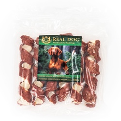 REAL DOG SNACKS Žaliaminės odos spyruoklė su antiena 18-20 cm 500 g REAL DOG SNACKS Žaliaminės odos spyruoklė su antiena 18-20 cm 500 g