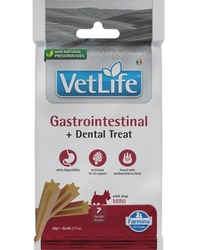 FARMINA VET LIFE - DOG TREAT - GASTROINTESTINAL ADULT MINI 60 g FARMINA VET LIFE - DOG TREAT - GASTROINTESTINAL ADULT MINI 60 g