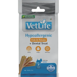 FARMINA VET LIFE - DOG TREAT - HYPOALLERGENIC Fish&Potato ADULT MINI 60 g